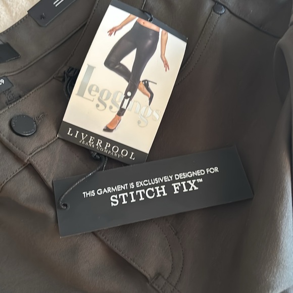 LIVERPOOL WOMEN'S JACQUELINE SKINNY PANT Color Olive SIZE 8/29 NWT - Picture 2 of 5